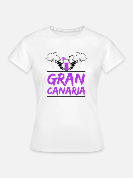 Gran Canaria - Frauen T-Shirt - Weiß