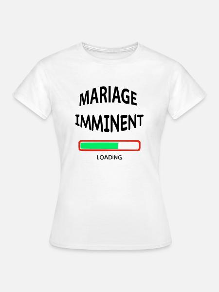 Drohende Heirat - Frauen T-Shirt - Weiß