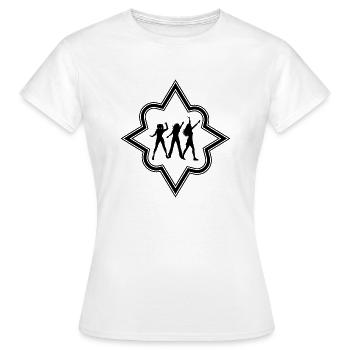 Dancing Dance Music - Women's T-Shirt - white - Front - AI Model Female 172 dark (172cm)