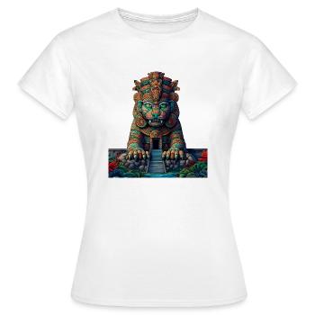 Tempel B'alam - Frauen T-Shirt - Weiß - Vorne - AI Model Female 172 dark (172cm)