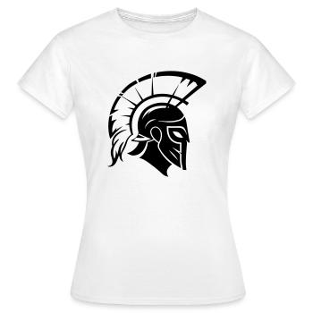 Sparta Guerrier Spartan - T-shirt Femme - blanc - Devant - AI Model Female 172 dark (172cm)