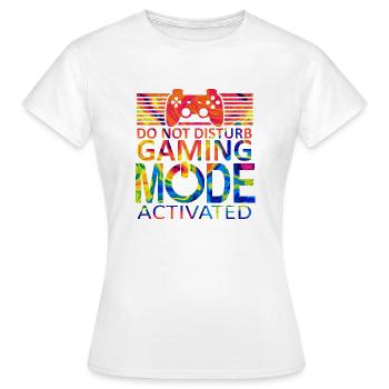 Gamer Jeu En Ligne Jeux Sur Ordinateur Arcade Neon - T-shirt Femme - blanc - Devant - AI Model Female 172 dark (172cm)