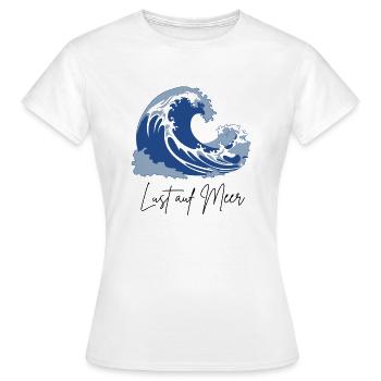 Lust auf Meer - Frauen T-Shirt - Weiß - Vorne - AI Model Female 172 dark (172cm)