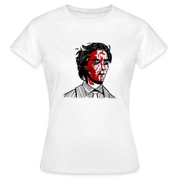 simply not there - Women's T-Shirt - white - Front - AI Model Female 172 dark (172cm)
