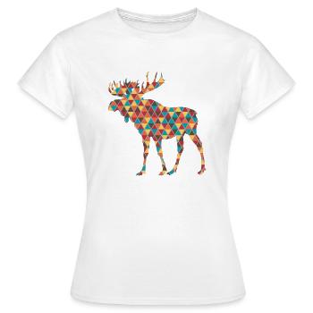 élan - T-shirt Femme - blanc - Devant - AI Model Female 172 dark (172cm)