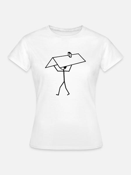Dachdecker - Frauen T-Shirt - Weiß