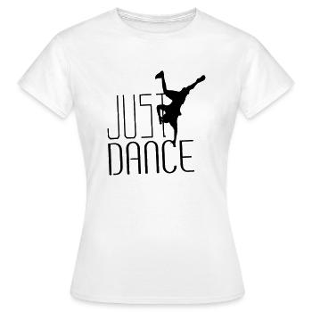 Just dance - T-shirt Femme - blanc - Devant - AI Model Female 172 dark (172cm)