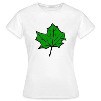 Grande émeraude - T-shirt Femme - blanc - Devant - AI Model Female 172 dark (172cm)