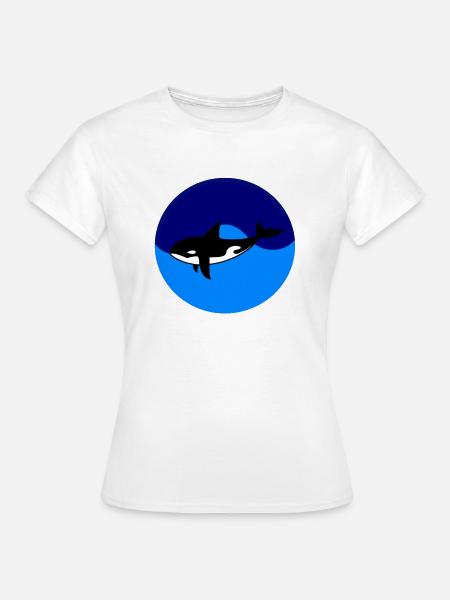 Orka Tasse - Frauen T-Shirt - Weiß
