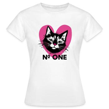 Number one - Frauen T-Shirt - Weiß - Vorne - AI Model Female 172 dark (172cm)