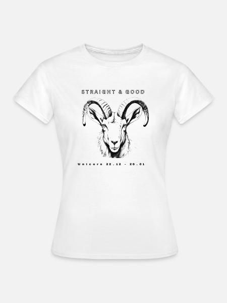 S T E I N B O C K - Frauen T-Shirt - Weiß