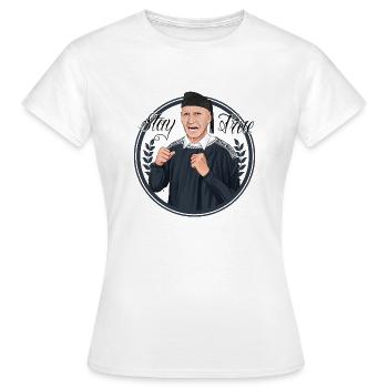 Rieser Grantler // Illustration - Frauen T-Shirt - Weiß - Vorne - AI Model Female 172 dark (172cm)