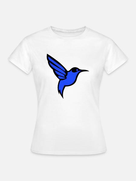 kolibri vogel - Frauen T-Shirt - Weiß