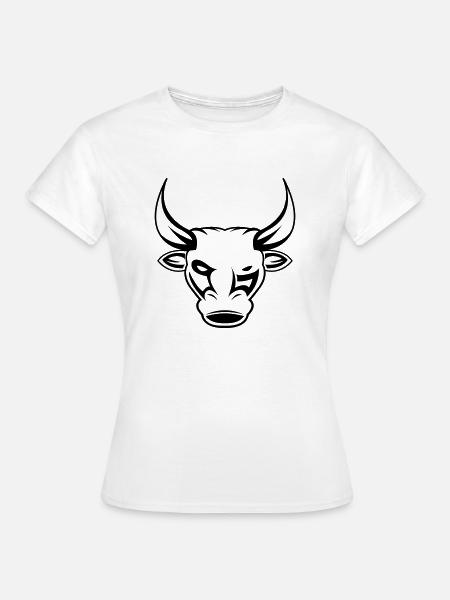 stier bulle 1 - Frauen T-Shirt - Weiß