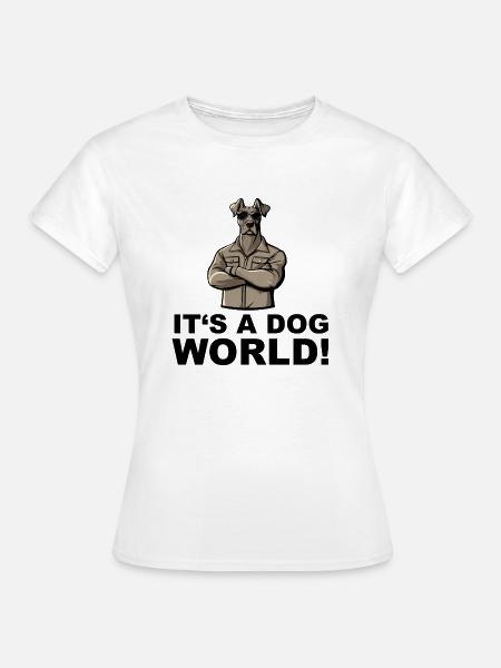 dog comic - Frauen T-Shirt - Weiß
