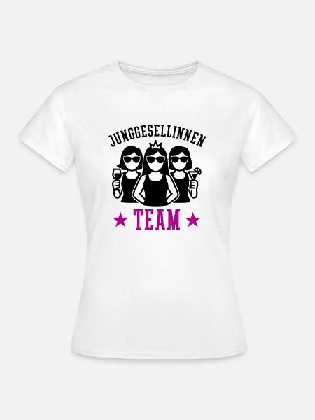 Junggesellinnen Team Jga - Frauen T-Shirt - Weiß