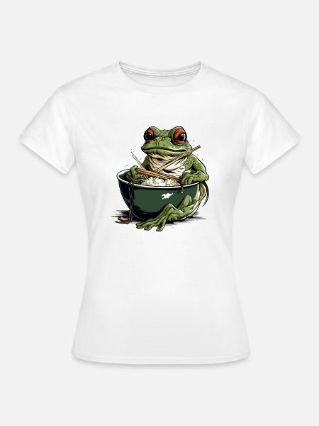 Juwel der Frosch - Frauen T-Shirt - Weiß