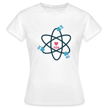 Orbital Attraction - Women's T-Shirt - white - Front - AI Model Female 172 dark (172cm)