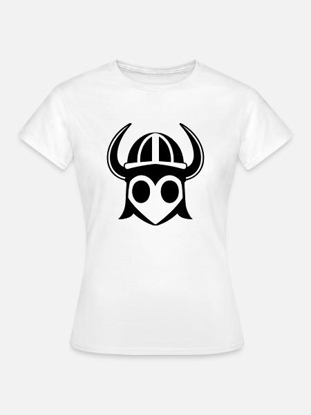 Wikingerhelm Krieger - Frauen T-Shirt - Weiß