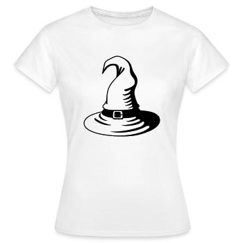 chapeau magique - T-shirt Femme - blanc - Devant - AI Model Female 172 dark (172cm)