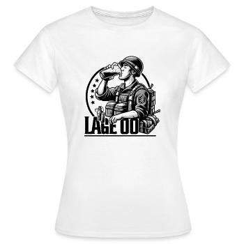 T-shirt du désarmement des forces armées - T-shirt Femme - blanc - Devant - AI Model Female 172 dark (172cm)