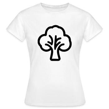 Brokkoli - Frauen T-Shirt - Weiß - Vorne - AI Model Female 172 dark (172cm)