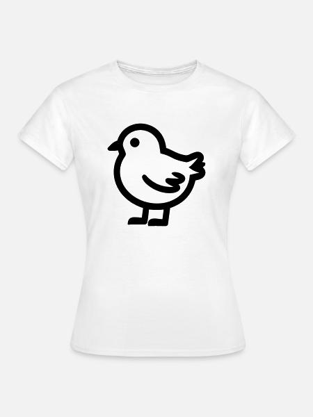 Küken - Frauen T-Shirt - Weiß
