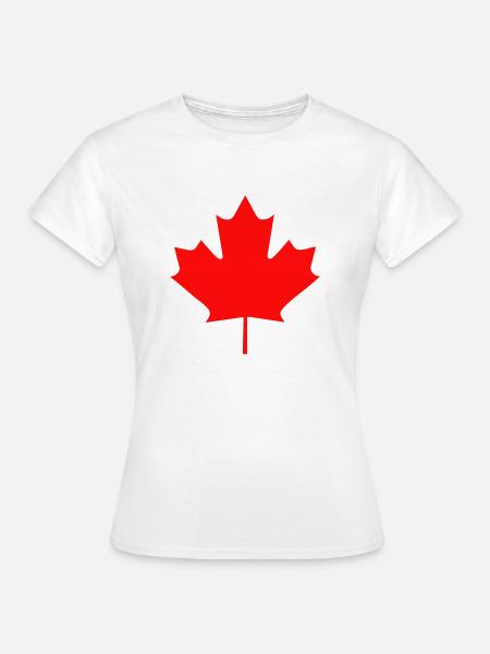 Ahornblatt Kanada - Frauen T-Shirt - Weiß