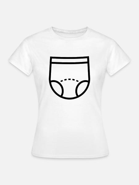 windel - Frauen T-Shirt - Weiß