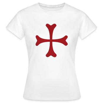 Templier - T-shirt Femme - blanc - Devant - AI Model Female 172 dark (172cm)