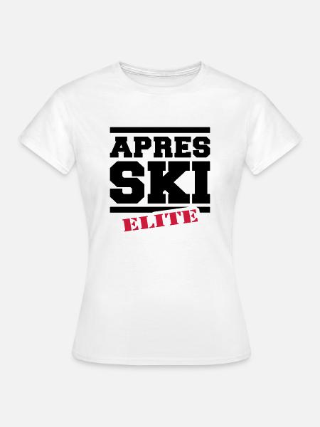 Après-Ski-Elite - Frauen T-Shirt - Weiß
