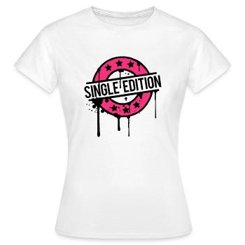 Single Edition Stempel Graffiti Pink Auszeichnung - Frauen T-Shirt - Weiß - Vorne - AI Model Female 172 dark (172cm)