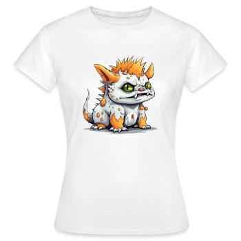 Wouko the streum - Women's T-Shirt - white - Front - AI Model Female 172 dark (172cm)