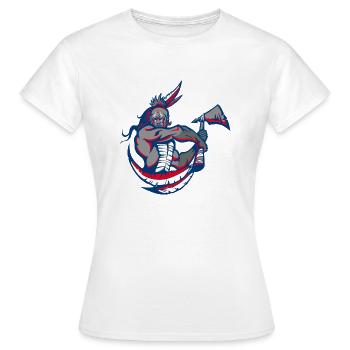indianer - Frauen T-Shirt - Weiß - Vorne - AI Model Female 172 dark (172cm)