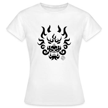 Fantôme traditionnel - T-shirt Femme - blanc - Devant - AI Model Female 172 dark (172cm)