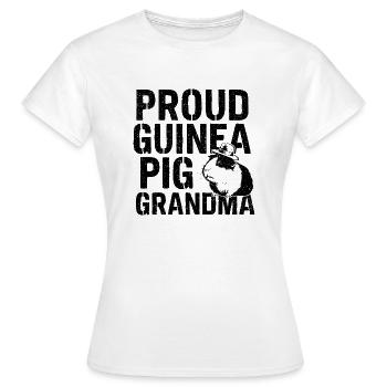 Guinea Pig Grandma - Proud Grandma - Women's T-Shirt - white - Front - AI Model Female 172 dark (172cm)