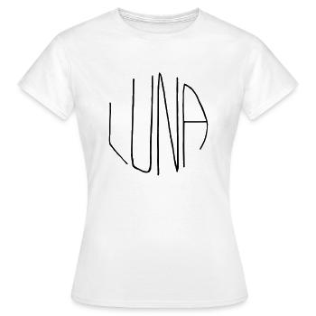 Luna - T-shirt Femme - blanc - Devant - AI Model Female 172 dark (172cm)