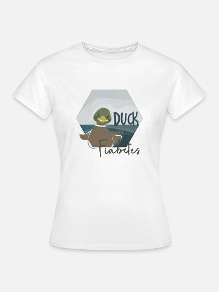 Duck Fiabetes - Frauen T-Shirt - Weiß