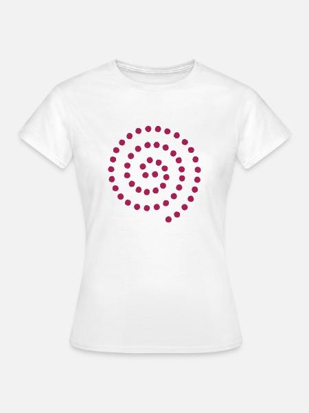 Spirale - Frauen T-Shirt - Weiß
