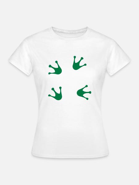 frog - Frauen T-Shirt - Weiß