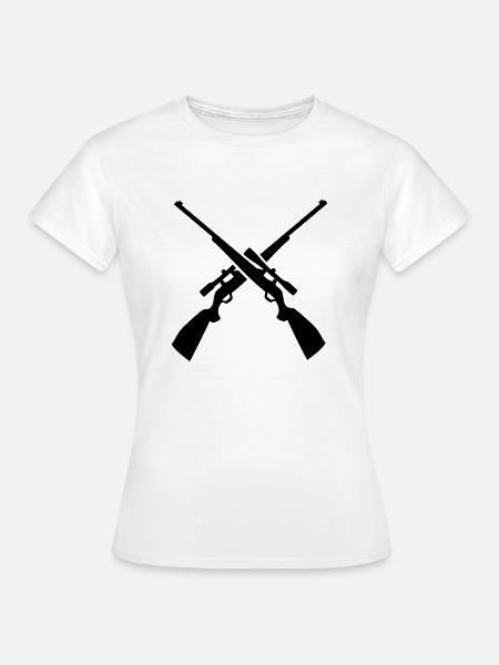 gewehre - Frauen T-Shirt - Weiß