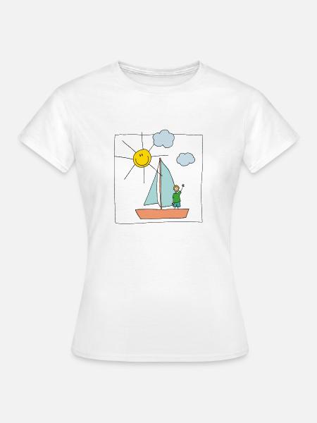 Segeltour - Frauen T-Shirt - Weiß