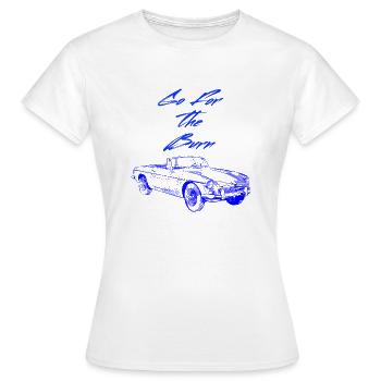 Auto Burnout, ich bin nicht alt Ich bin nur Auto Burnout - Frauen T-Shirt - Weiß - Vorne - AI Model Female 172 dark (172cm)