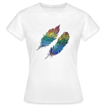 Stylo - T-shirt Femme - blanc - Devant - AI Model Female 172 dark (172cm)
