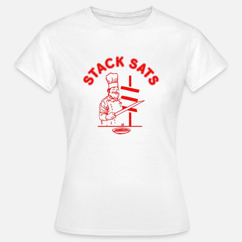 Stack Sats Döner Kebab - Frauen T-Shirt - Weiß