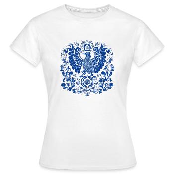 Portugiesische Folklore - Frauen T-Shirt - Weiß - Vorne - AI Model Female 172 dark (172cm)