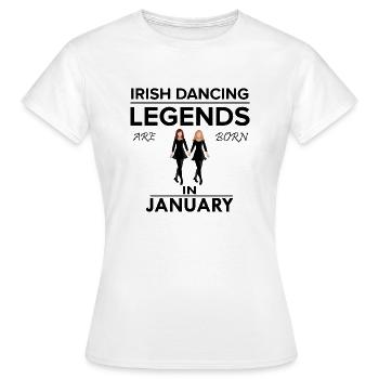 Dancing Dance Music - Women's T-Shirt - white - Front - AI Model Female 172 dark (172cm)