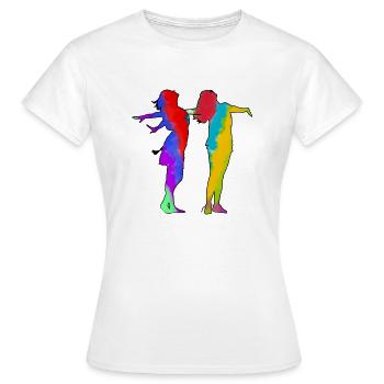 Unity - Women's T-Shirt - white - Front - AI Model Female 172 dark (172cm)