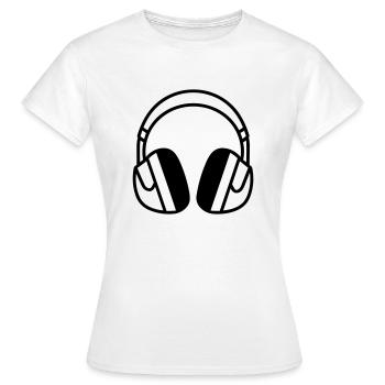 Gaming-Headset - Frauen T-Shirt - Weiß - Vorne - AI Model Female 172 dark (172cm)