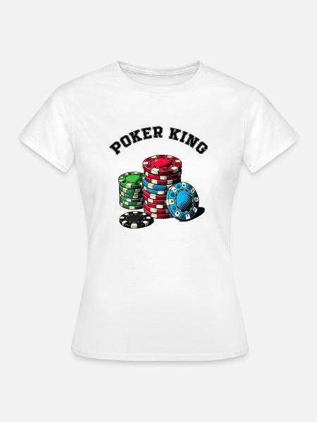 Poker King - Frauen T-Shirt - Weiß
